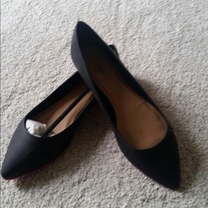 Black Flats Size 6 - New